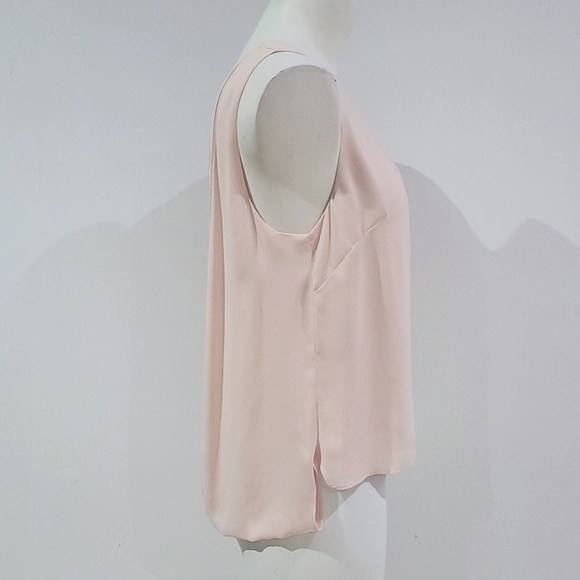 Veronika Maine Size 8 pastel pink back drape sleeveless top - Picture 3 of 8